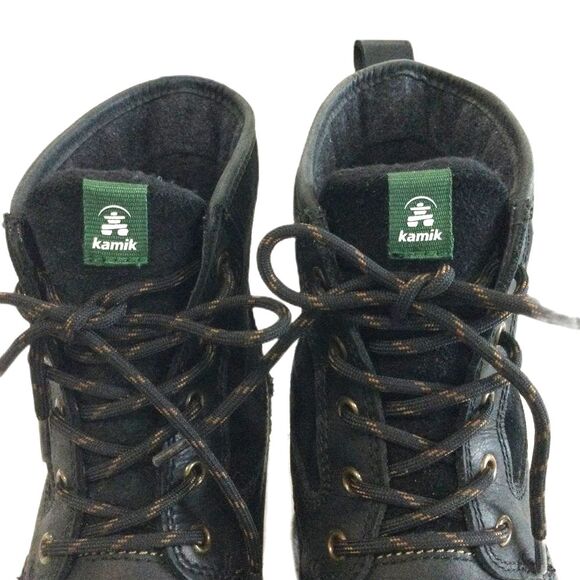 Kamik Boots Women’s Size 9 Color Black Sienna Mid Water Resistant Impermeable - Picture 2 of 9